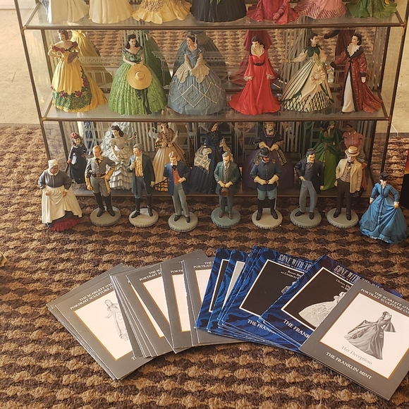 Franklin Mint Gone With The Wind Figurines - Picture 2 of 8